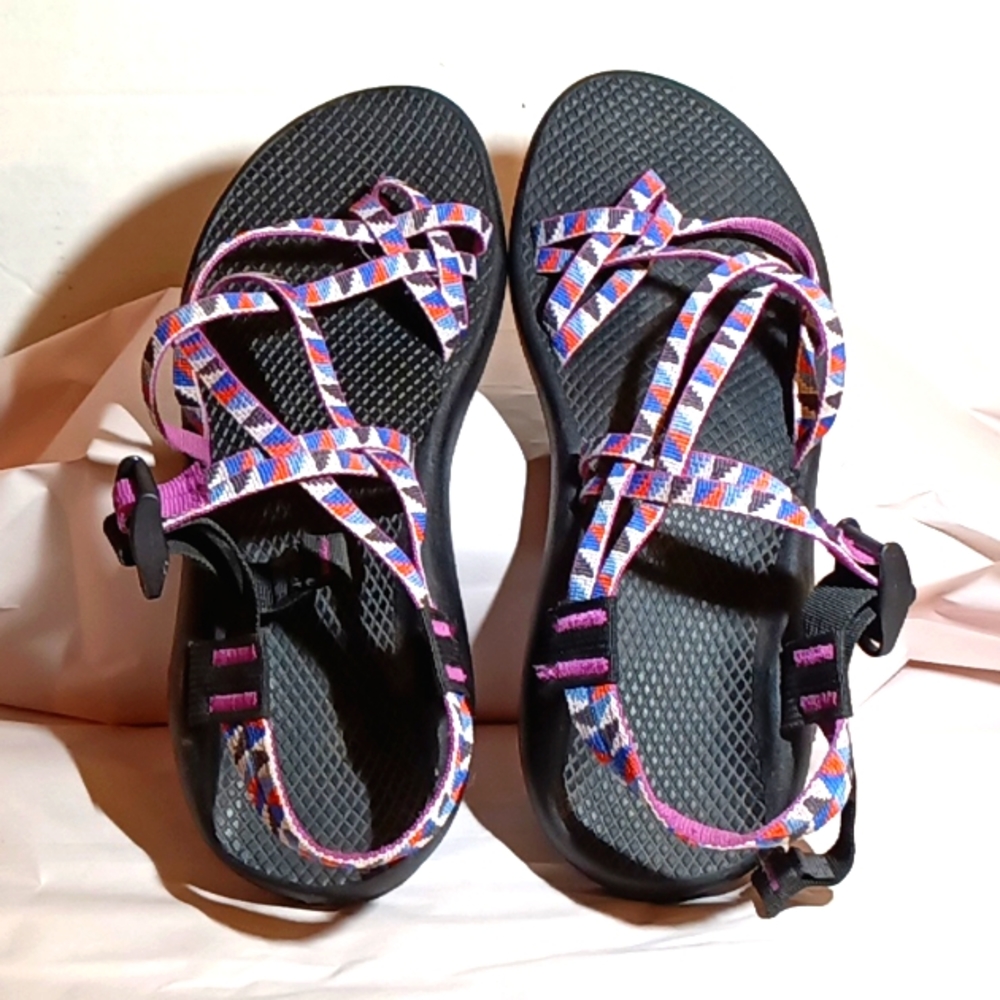 Chaco Z x 2 Classic Camper Purple Strap Sandals Sz 10